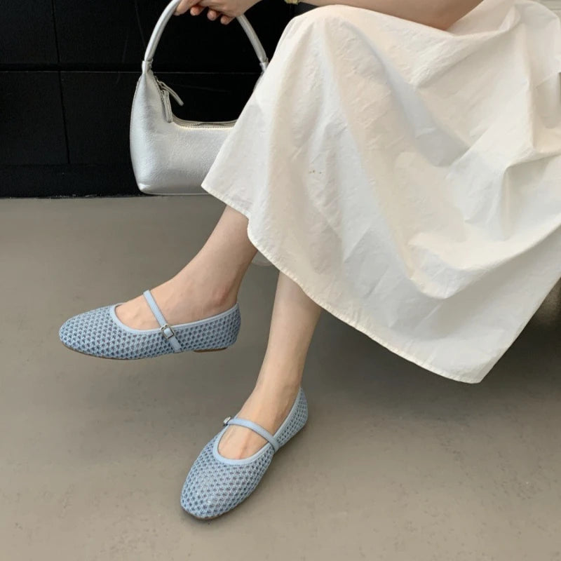 Ballerines en maille Sabrina