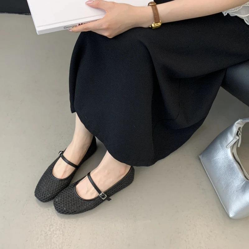 Ballerines en maille Sabrina