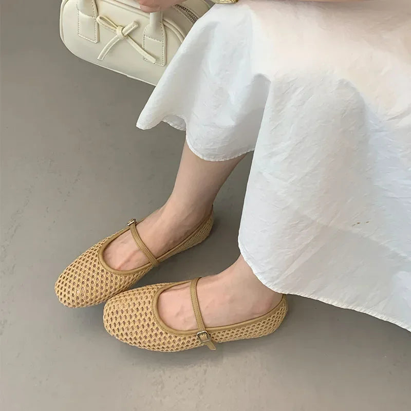 Ballerines en maille Sabrina