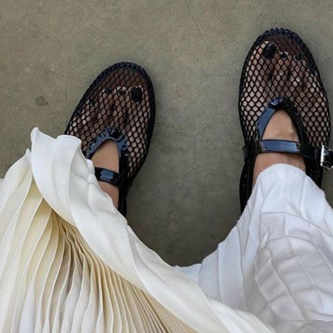 Ballerines en maille Margaux