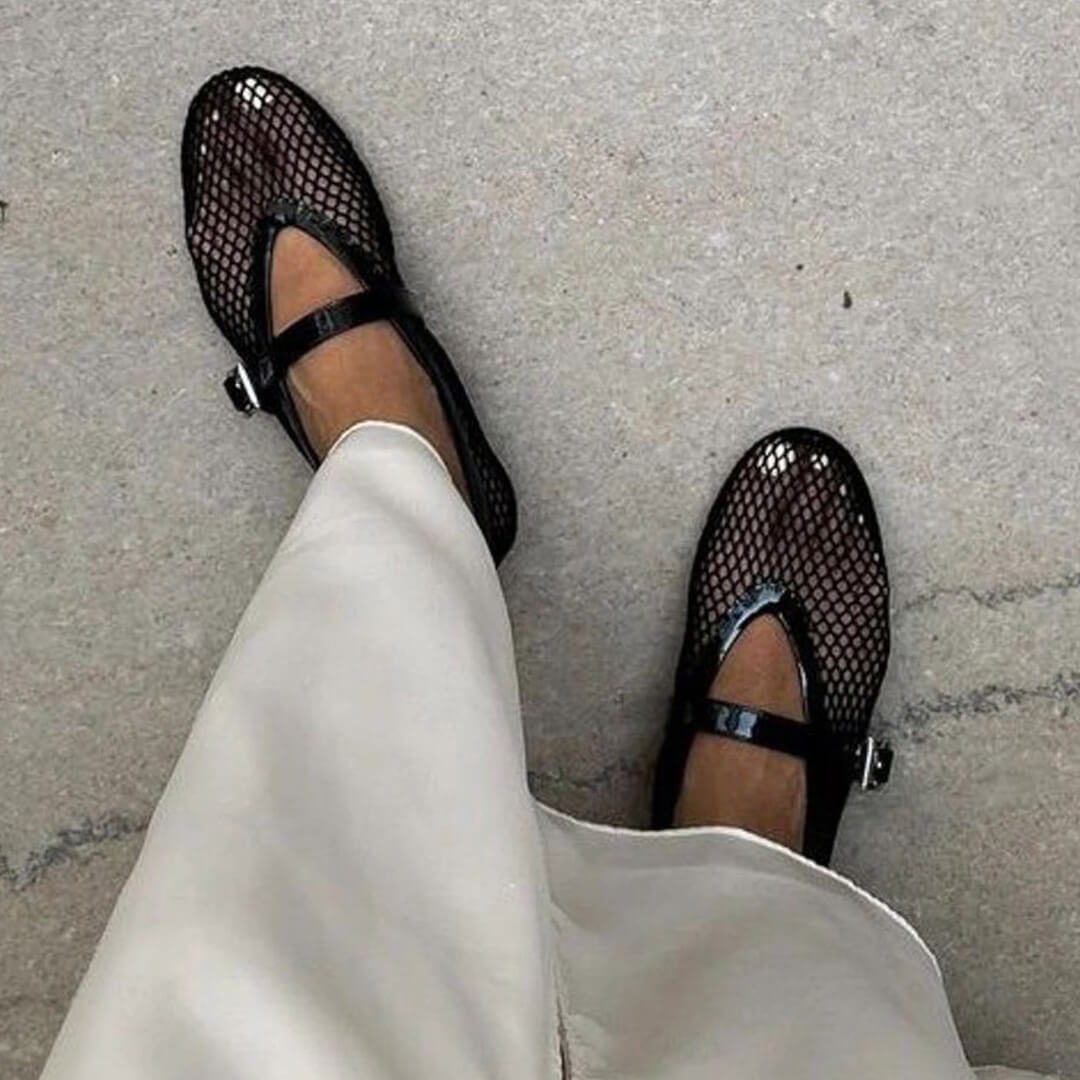 Ballerines en maille Margaux