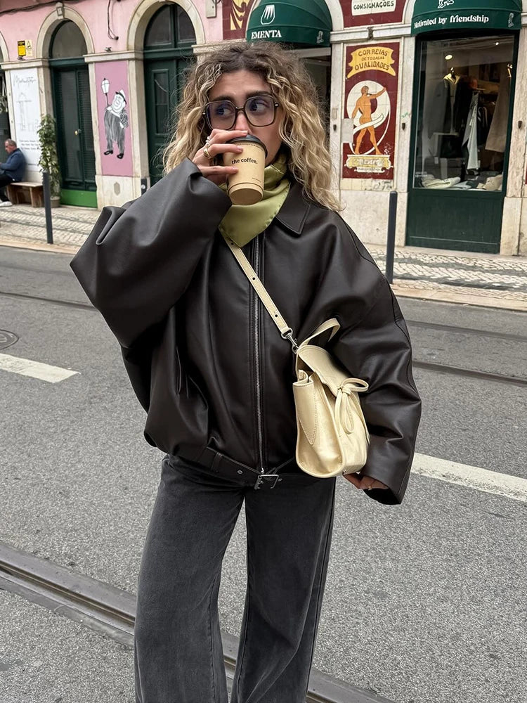 Veste en similicuir vegan Georgia