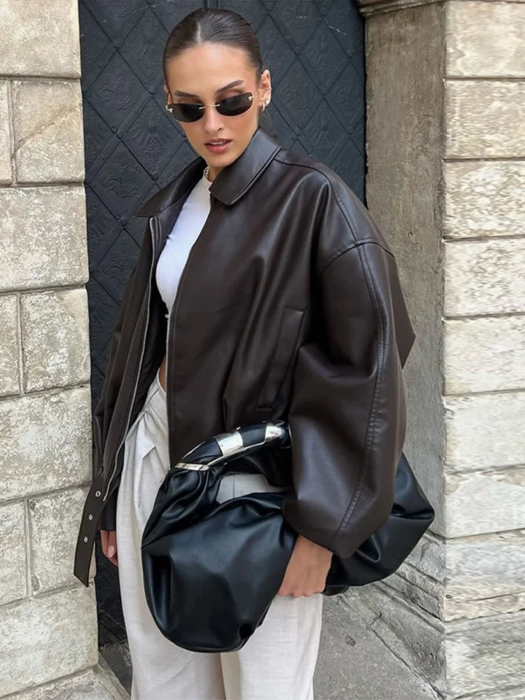 Veste en similicuir vegan Georgia