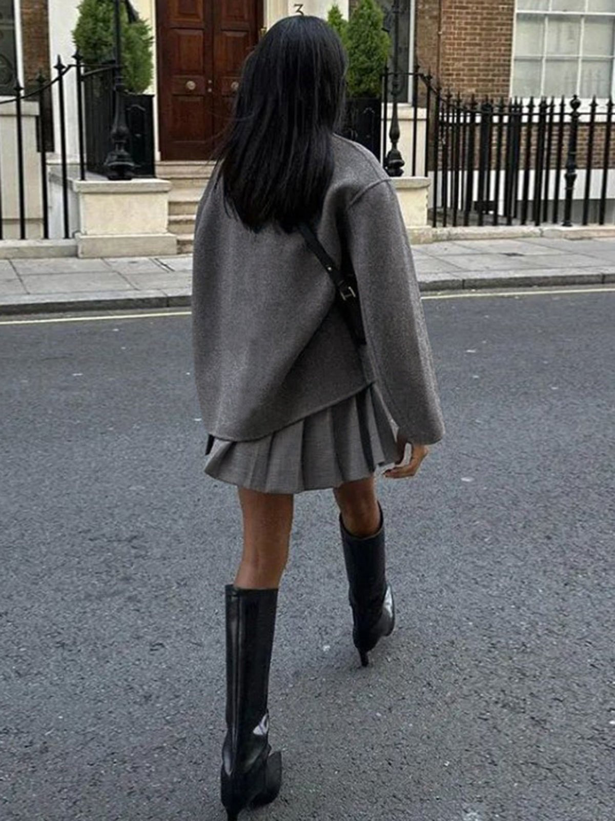 SEAME - Anja Oversized Jacket Grey S