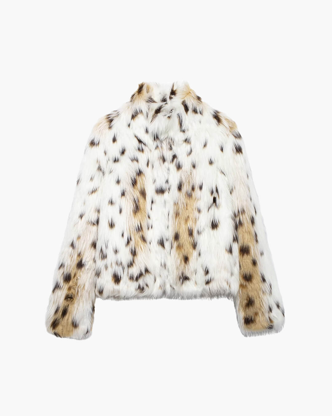 SEAME - Zoe Faux Fur Jacket White L