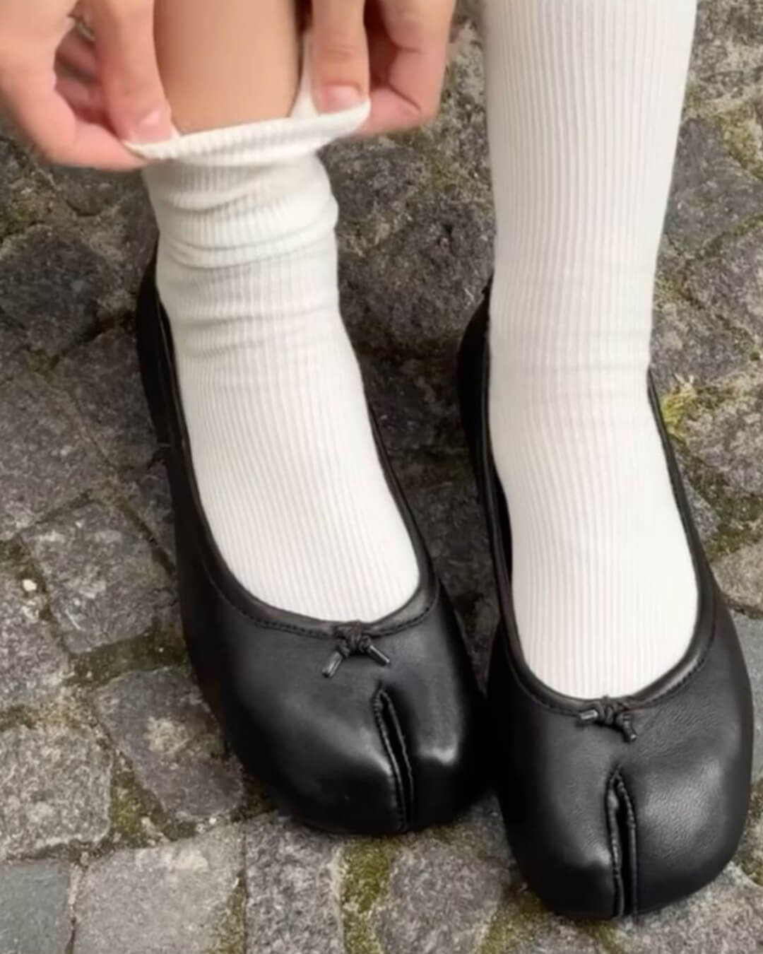 SEAME - Abigail Vegan Leather Flats Black 36