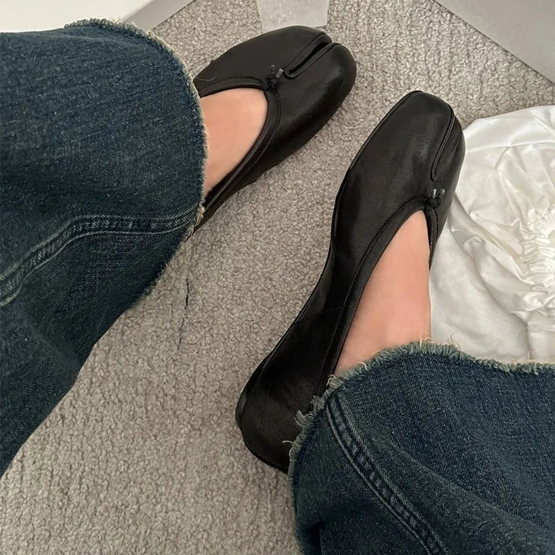 SEAME - Abigail Vegan Leather Flats Black 36