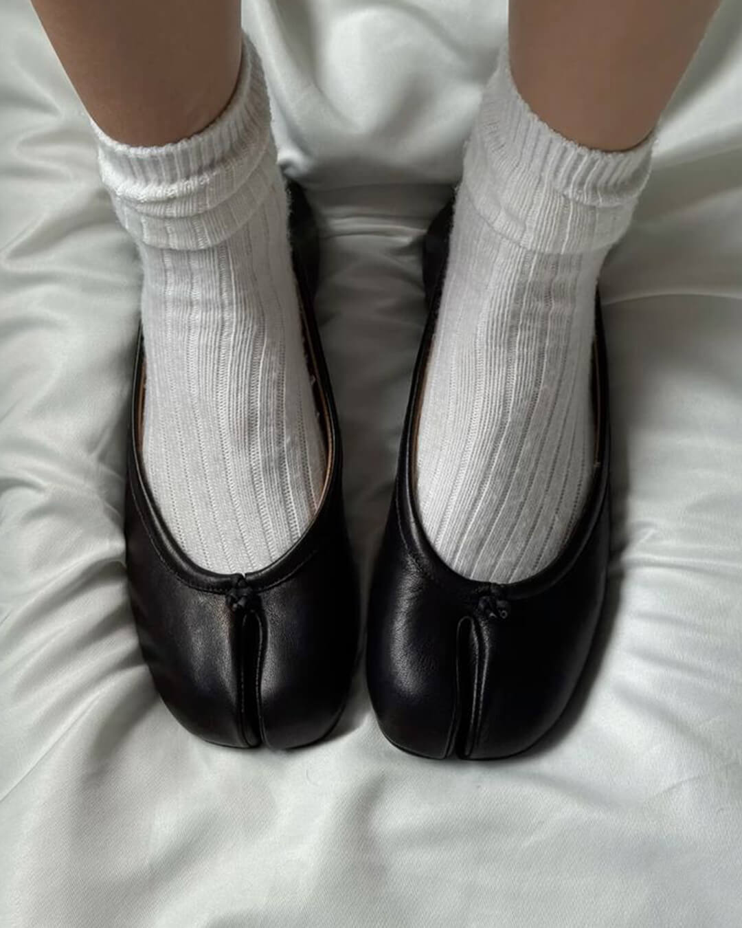 SEAME - Abigail Vegan Leather Flats Black 38