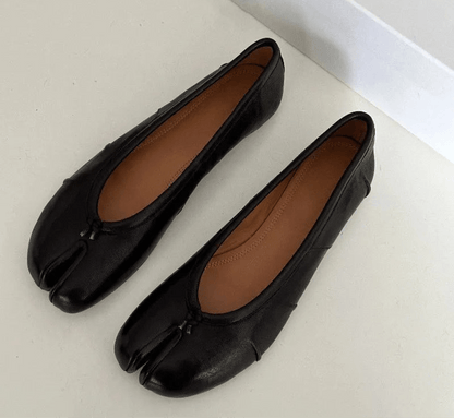 SEAME - Abigail Vegan Leather Flats Black 35