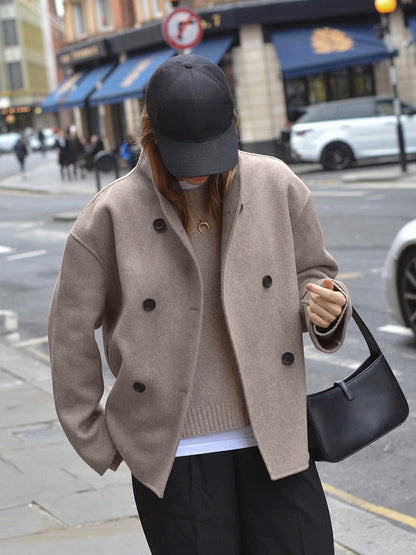 SEAME - Anja Oversized Jacket Creme S
