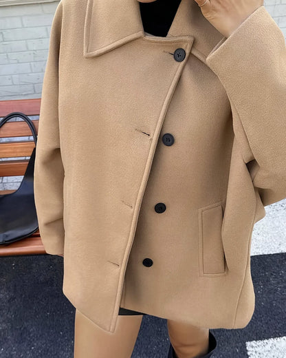 Manteau trench à col Cece