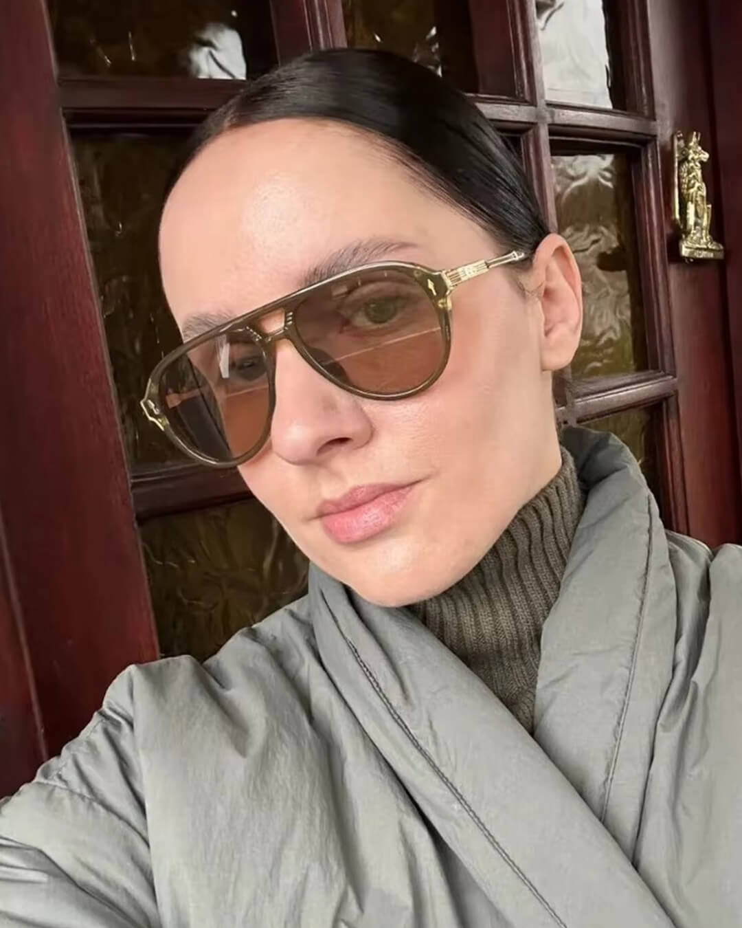 SEAME - Jenny Retro Sunglasses Green